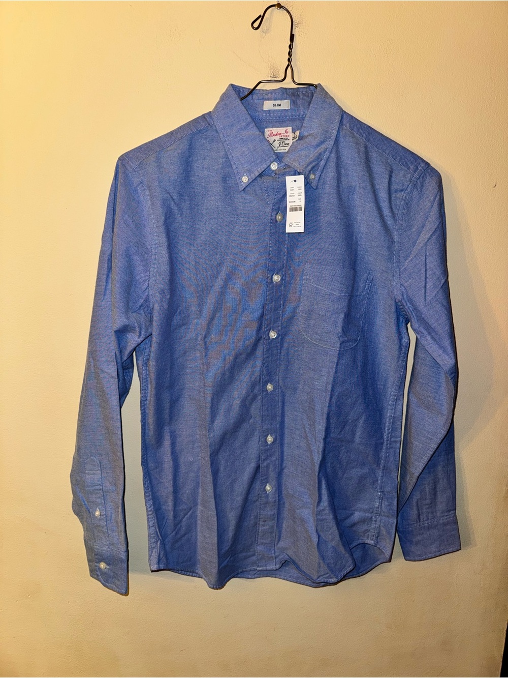 J Crew Men’s Oxford Shirt, Slim Small